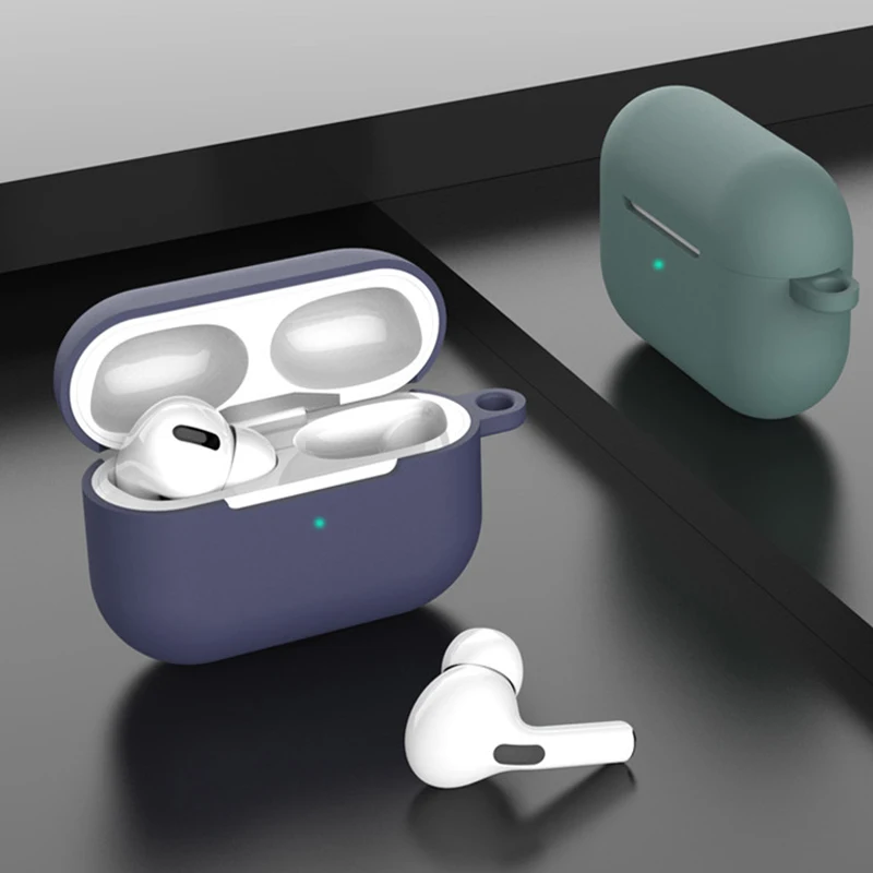 

2021 hot liquid protective designers soft silicone case for airpods pro tpu case, Multi colors