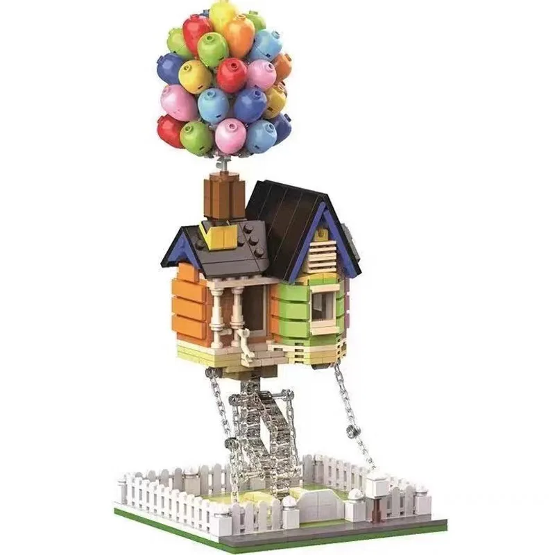 

7025 compatible with legoing Create Expert Balloon House Building Blocks Bricks valentine Gift toys 555+pcs/set
