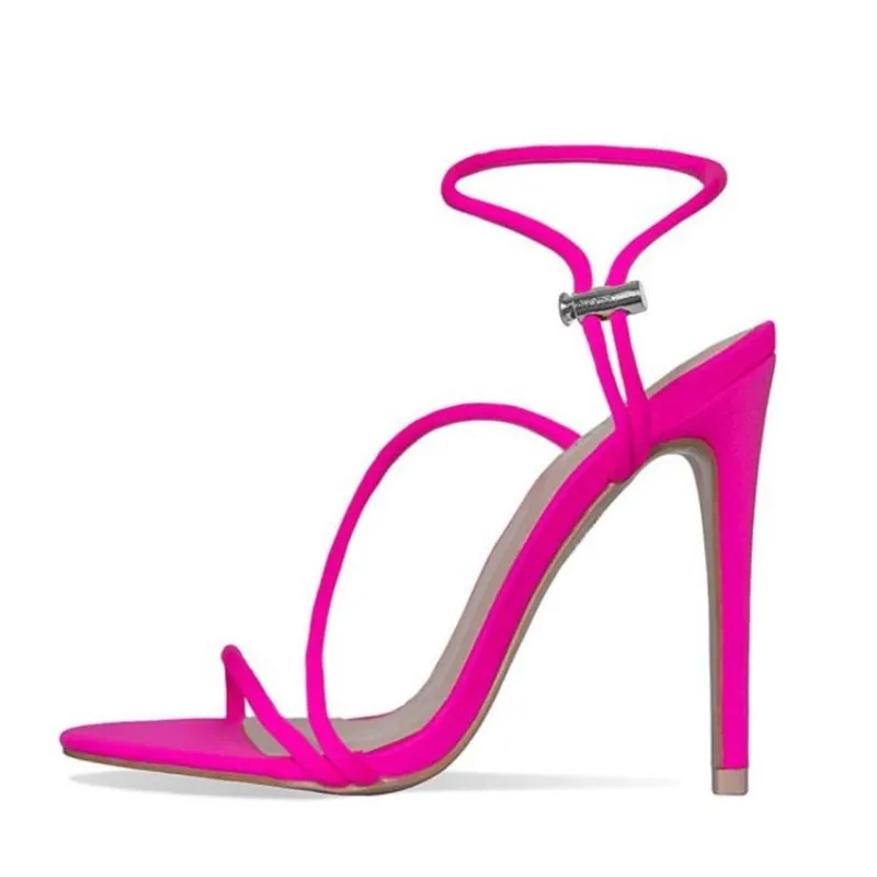 

New European Fashion Fluorescent Zapatos De Mujer Summer Stiletto High Heels for Women Pumps shoes, Orange, black, rosy, fluorescent yellow