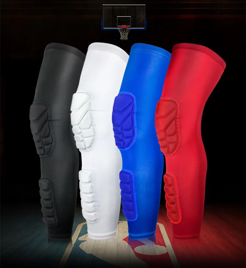 

New trending basketball and soccer anti-collision honeycomb compression leg sleeves knee protective and shin guards (1 piece)