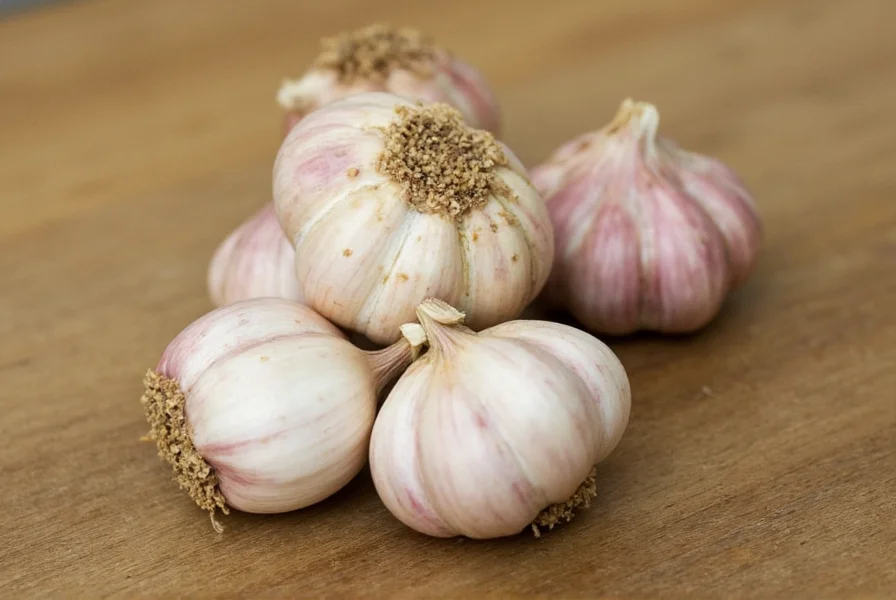 Garlic cloves properly spaced in prepared garden soil