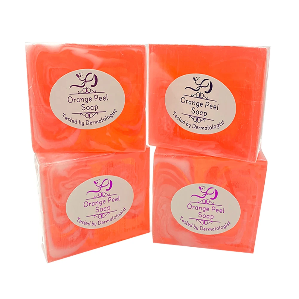 

Orange Peel Soap Tested by Dermatologist Strong Savon whiteining transparent Oil soap 150g Natural skin whitening herbal soap