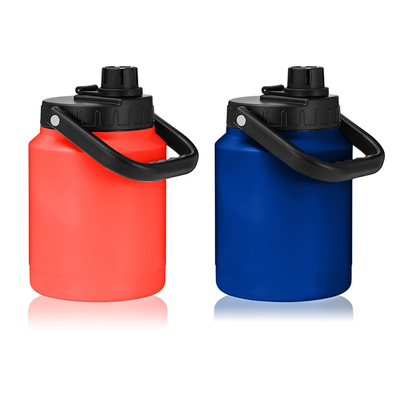 

Custom Logo Flasks Vacuum Thermos Double Wall Insulated Growler, Customized color