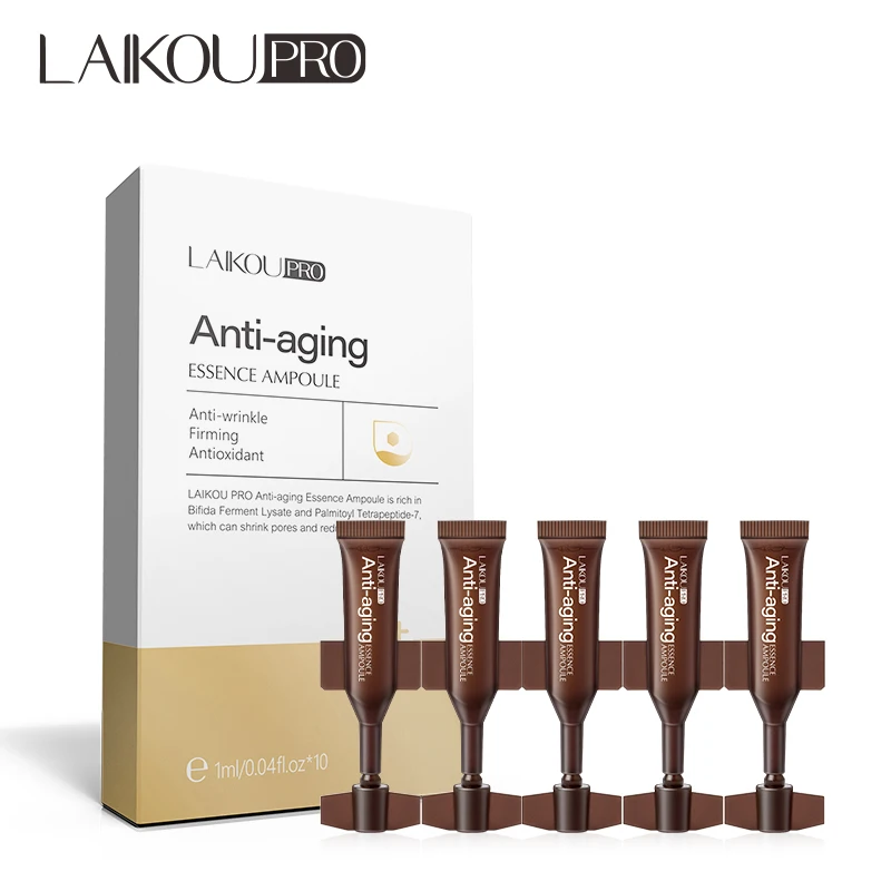 

New facial care LAIKOU PRO anti-aging Ampoule serum anti-wrinkle face serum 1ml*10pcs