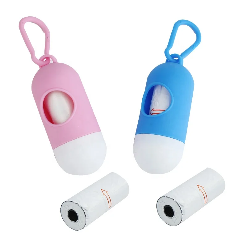 

OEM Child and pet waste bag with hook Diodegradable Poop Bag Dispenser Pet Supply Eco-Friendly