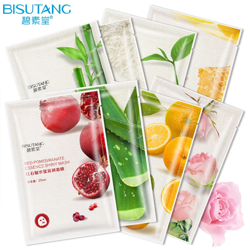 

OEM plant fruit extract moisturizing korean face sheet mask oil control Blackhead remover beauty facial mask, Customized color