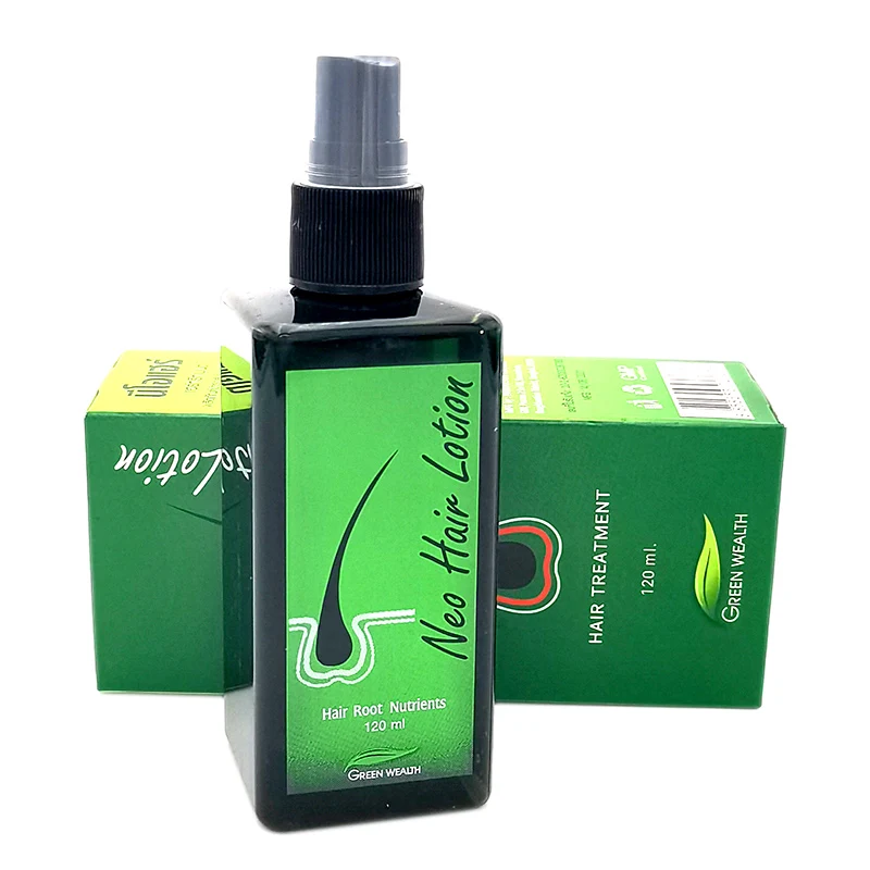 

Original Thailand Hair Lotion High quality hair care repair Scalp treatment 100% hair growth oil, Green