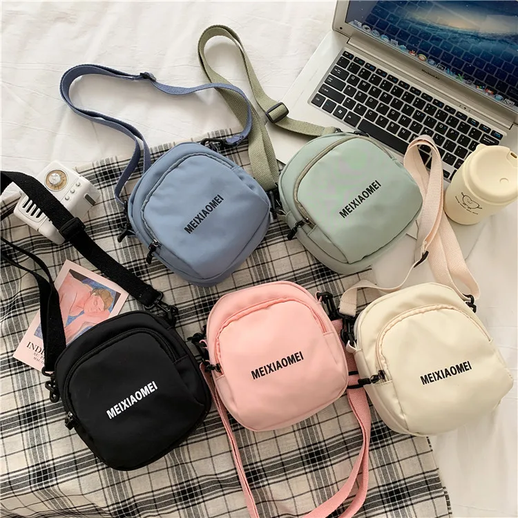 

Colorful Small Sling Canvas Tote Bag Low MOQ Student Canvas Mini Tote Bag In Stock