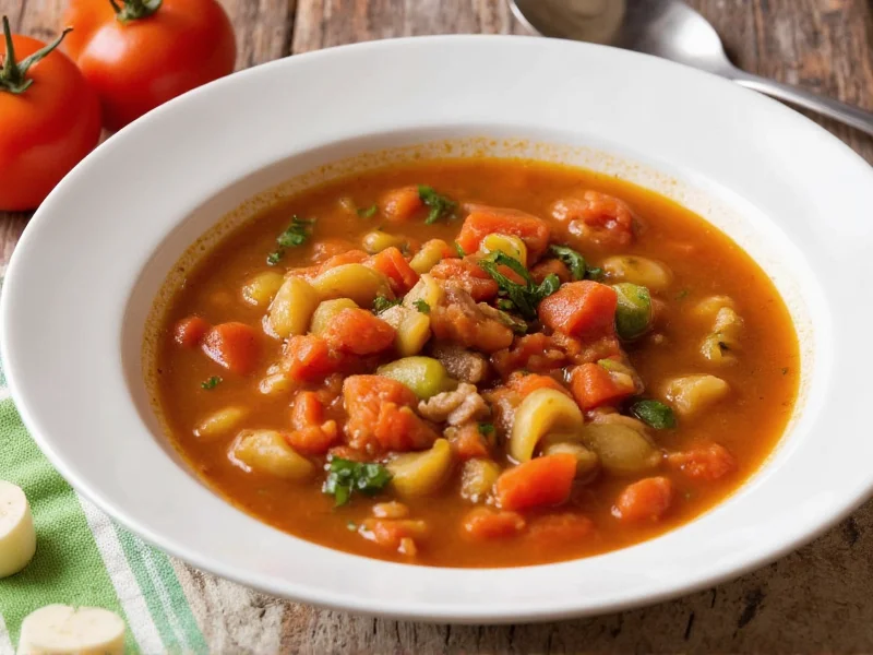 Authentic Vegetarian Italian Minestrone Soup Explained