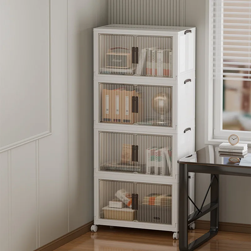 50 Sides Wide  Living Room Bedroom Collapsible Plastic Storage Foldable Cabinet High Quality Storage Container