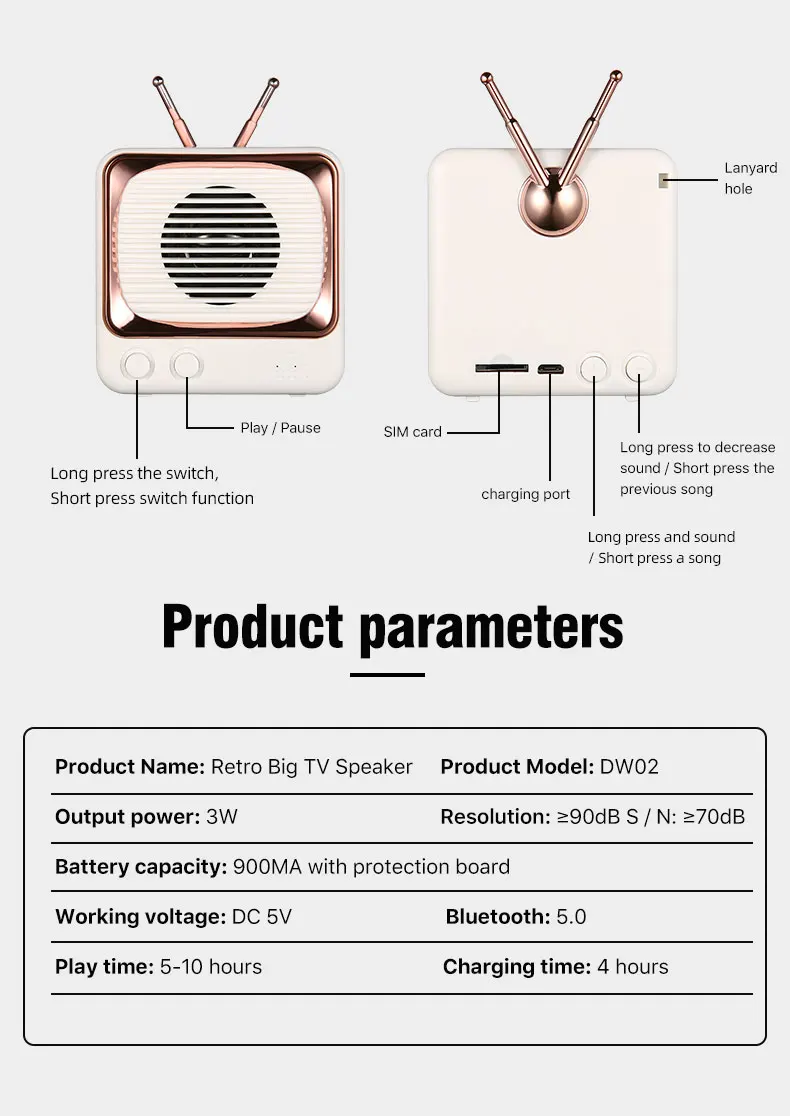Small wireless bocina con bluetooth Mini China focos con bocina bluetooth - ANKUX.COM