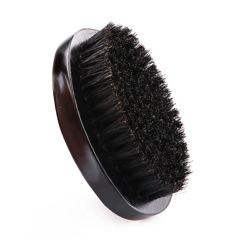 

Factory direct wave brosse wooden oval boar bristle hair brush for men, As picture