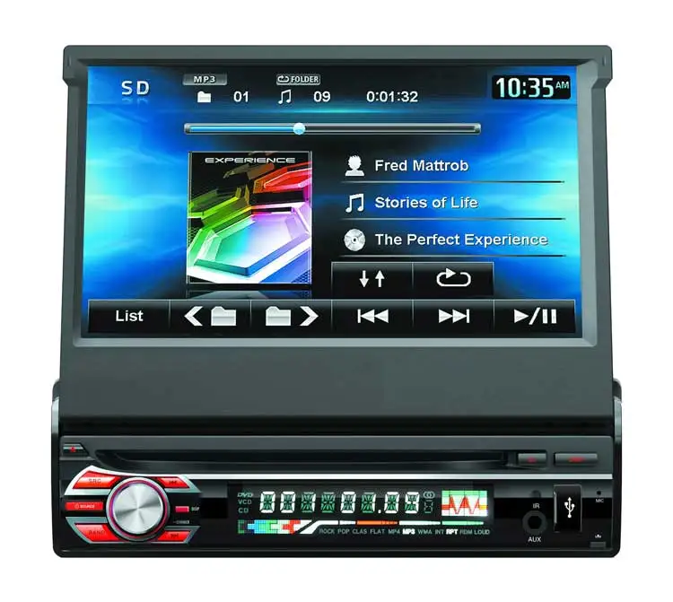 7 Inch Digital Panel Single Din Touch Screen Car Dvd Player One Din