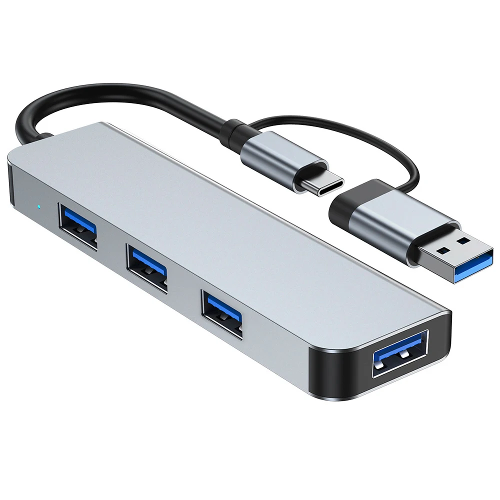 

Uthunderbolt 4 docking station Multiport 4-Port USB 3.0+USB2.0*3 Ultra Slim Portable Splitter usb-c hub laptop for macboo