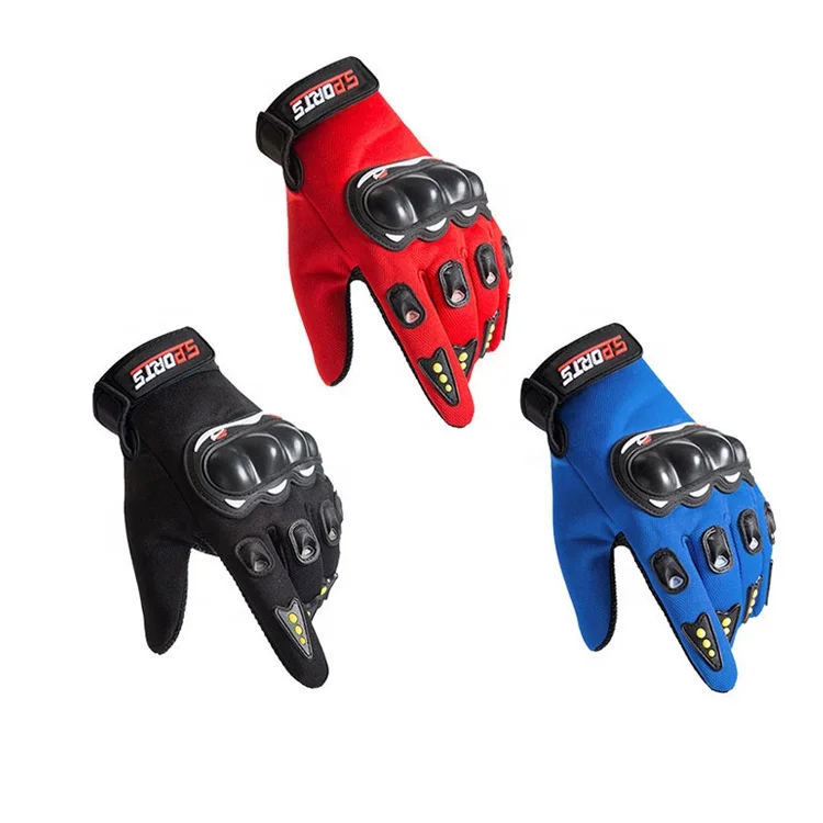 

Motorcycle driving riding cycling gloves full finger for motorcycle, Multi-color