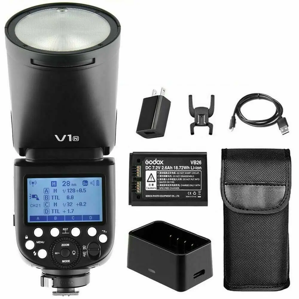 

photography equipment Photographic lighting Godox V1 Flash V1C/N/S TTL HSS camera flash Speedlite light for