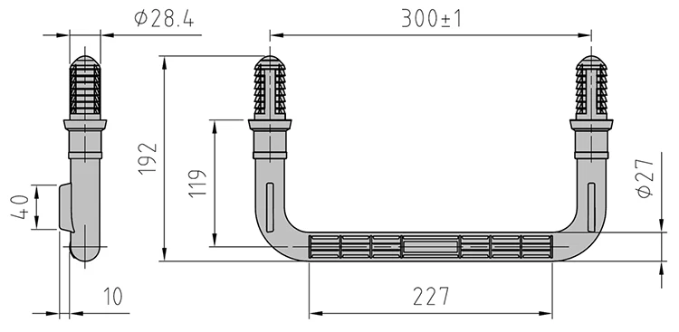 High Corrosion Resistance Standard Manhole Cover Ladder Manhole Steps