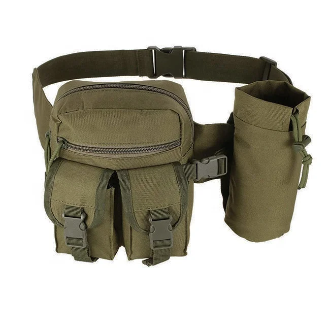 

Hiking Fishing Sports Hunting Waist Bags Tactical Molle Bag Hip Packs Waist Bag Fanny Pack, More than 10 colors for reference