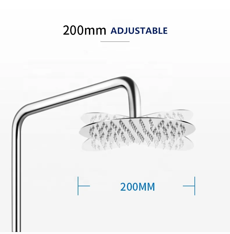 
wall mount SUS304 Stainless Steel Bathtub Shower Faucet Set 