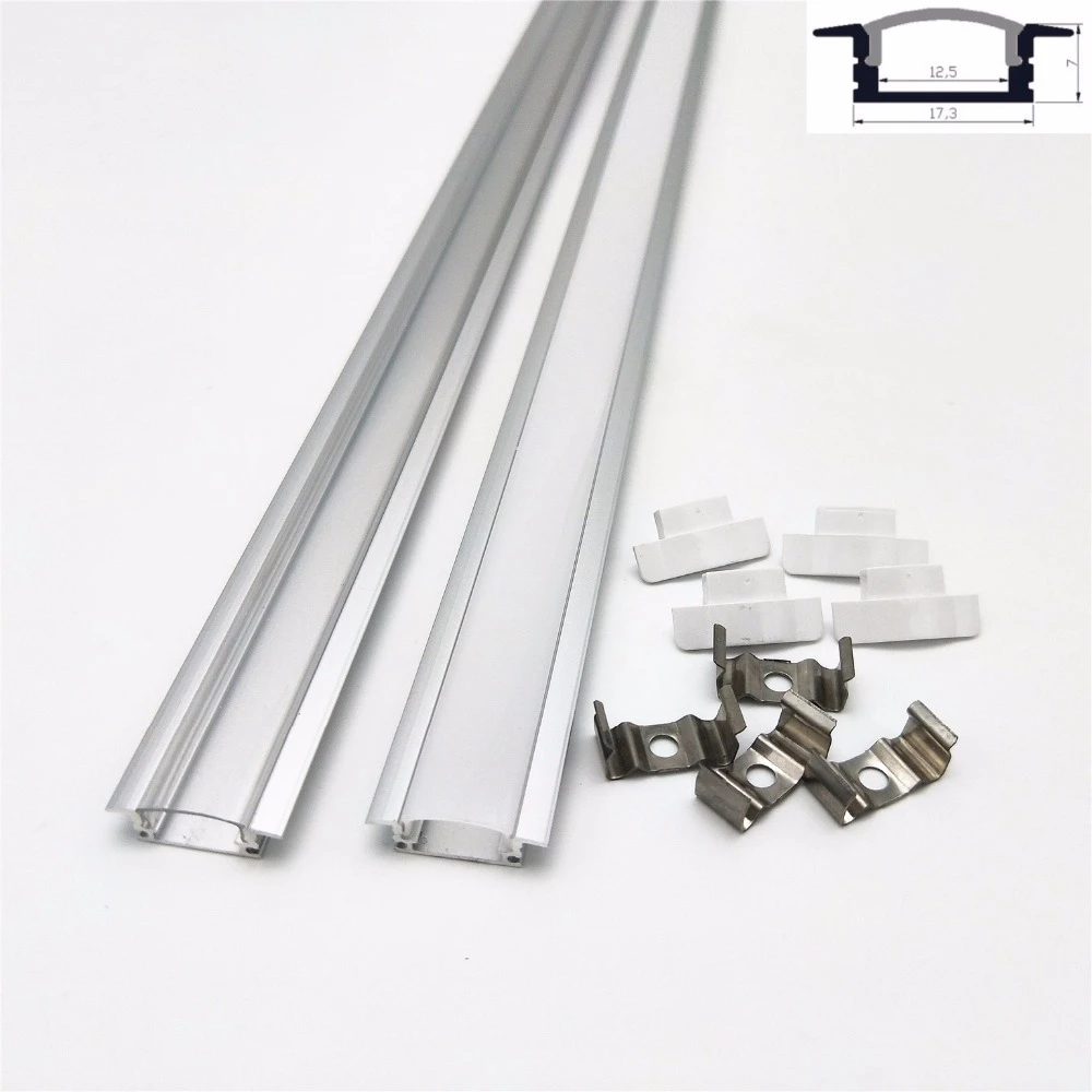 Guangzhou Custom Anodized 1Meter Led Strip Aluminium Profile 35*66Mm For Led Strips