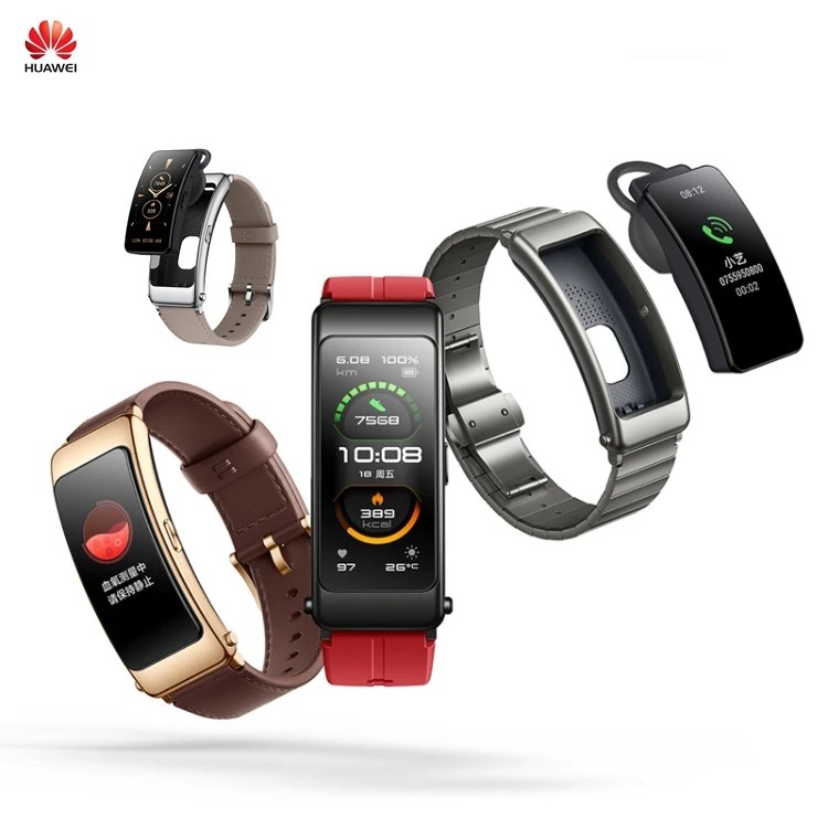 

Original Huawei Band B6 Smart Watch BT5.2 Sleep Monitoring Smart Band, Taupe brown silver grey red black