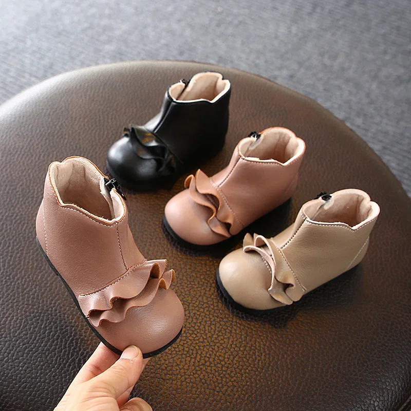 

Martin boots Children's leather boots British style for girls new style boots 2020