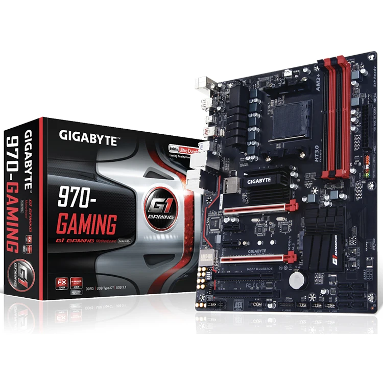 GIGABYTE GA-970-Gaming Motherboard with AMD 970 + SB950 Chipset Support AM3+ FX AM3 Phenom II Processor