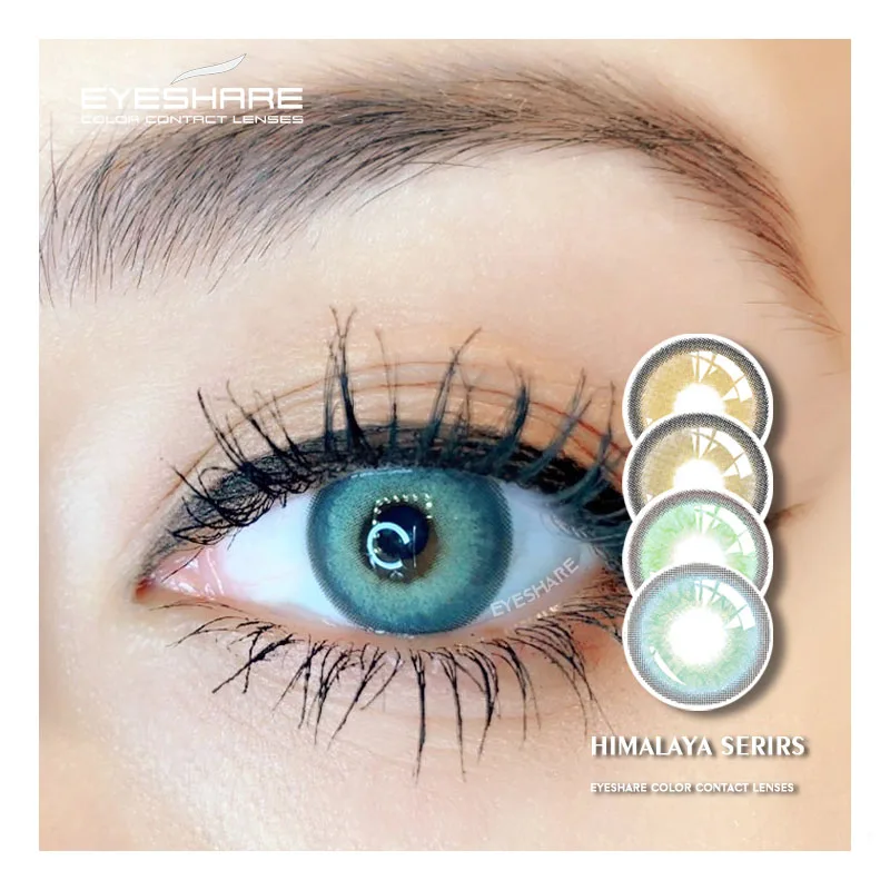 

EYESHARE Contact Lenses Eye Color HIMALAYA Yearly Cosmetic Contact Lenses Colored Lenses for Eyes, 8color