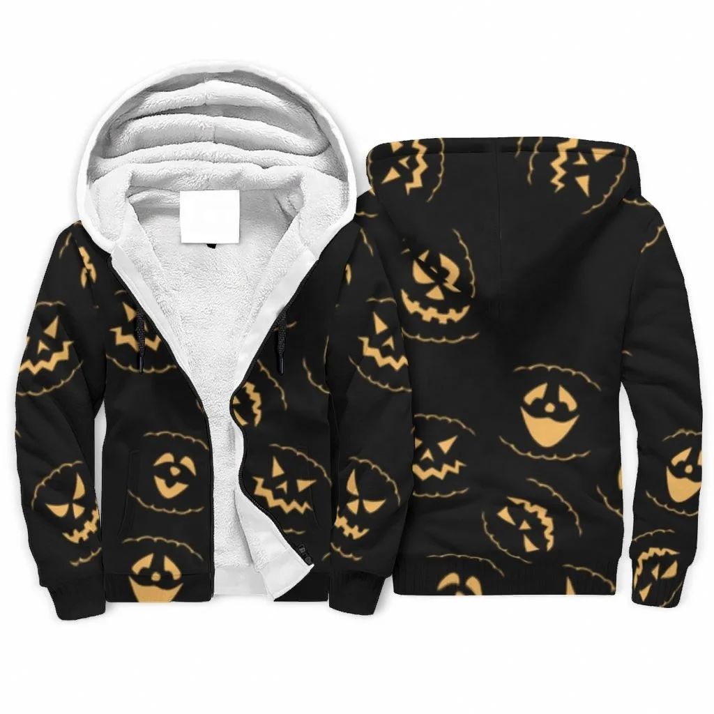 

Custom Logo High Quality Plain Halloween Pumpkin Men's Hoodies Unisex