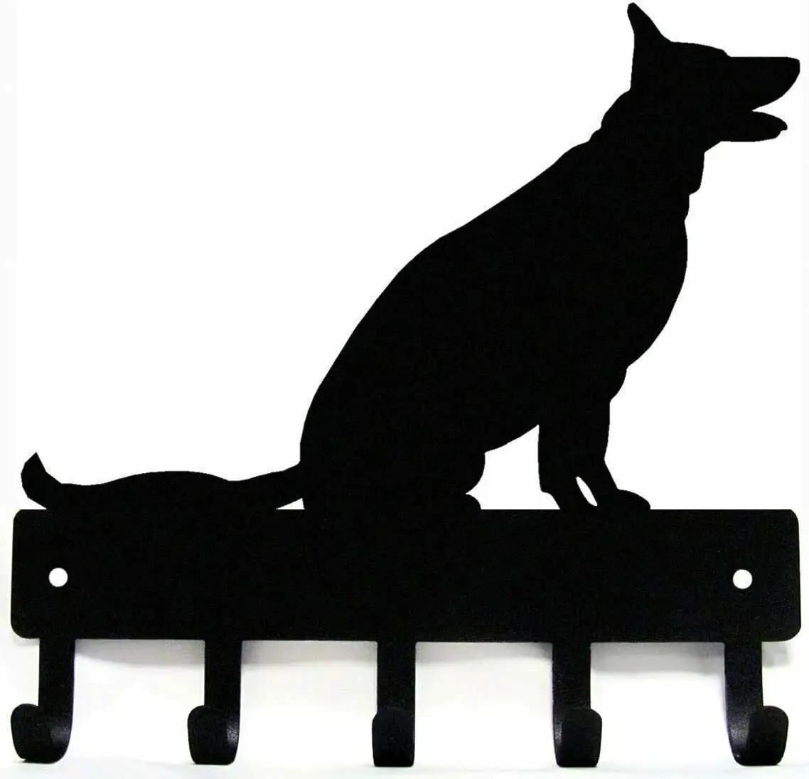 

Yinfa Factory Quality Brand new Decor Metal Wall Art Craft German Shepherd Sitting - Key Rack Dog Leash Hanger-6/9 Inch TY2023