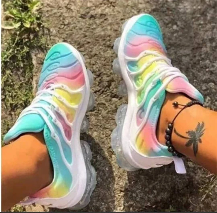

DUODUOCOLOR Plus size breathable casual shoes female 2021 summer wild sports shoes female flat shoes for ladies B10311