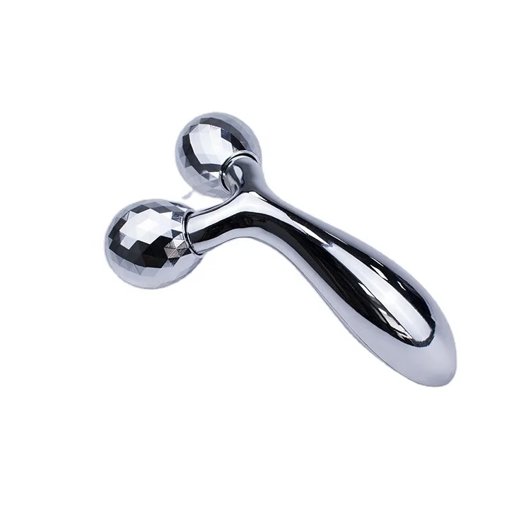 

amazon facial body manual instrument eye cervical vertebra massage stick 3D roller massager