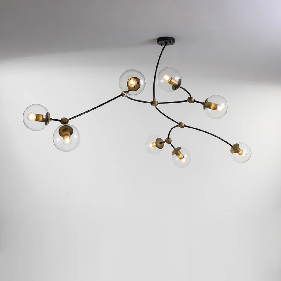 

LED Postmodern Glass Bubbles Designer Art Deco Lamparas De Techo Ceiling Lights.LED Ceiling Light.Ceiling Lamp For Foyer Bedroom