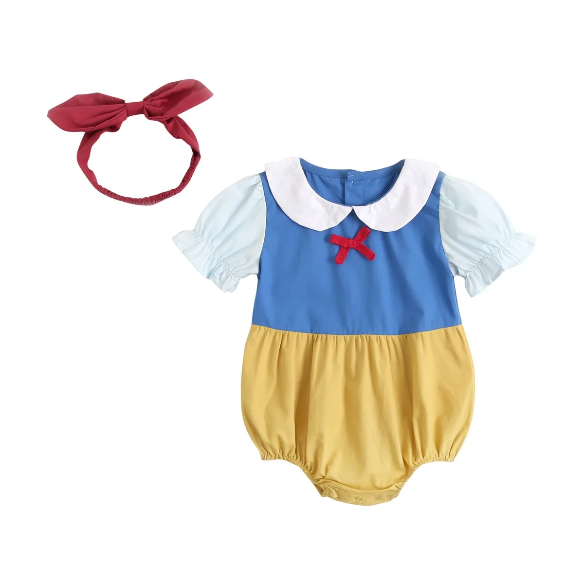 

Summer Baby Clothes Adorable Snow White romper Newborn Infant Baby Romper Set