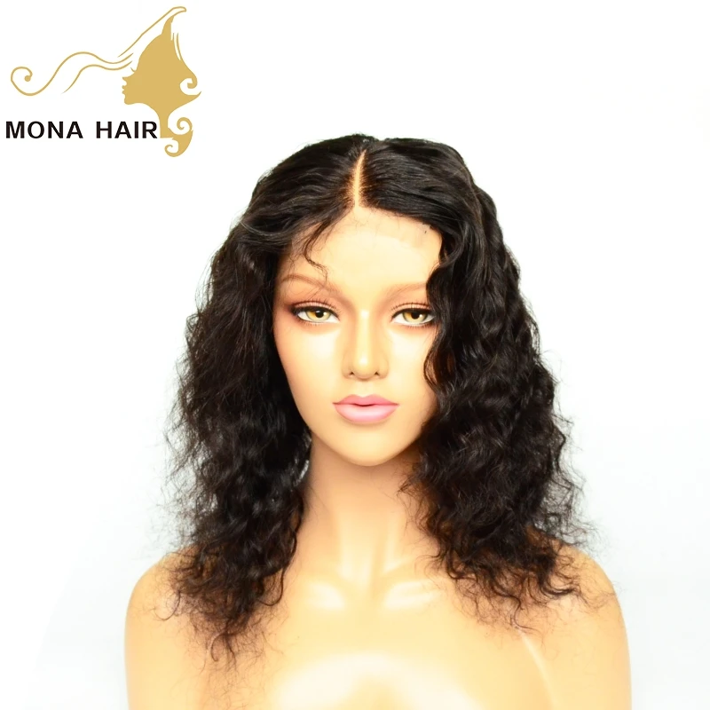 

Wet And Wavy Pure Virgin Hair Water Wave Wholesale Hair Glueless Closure Wig