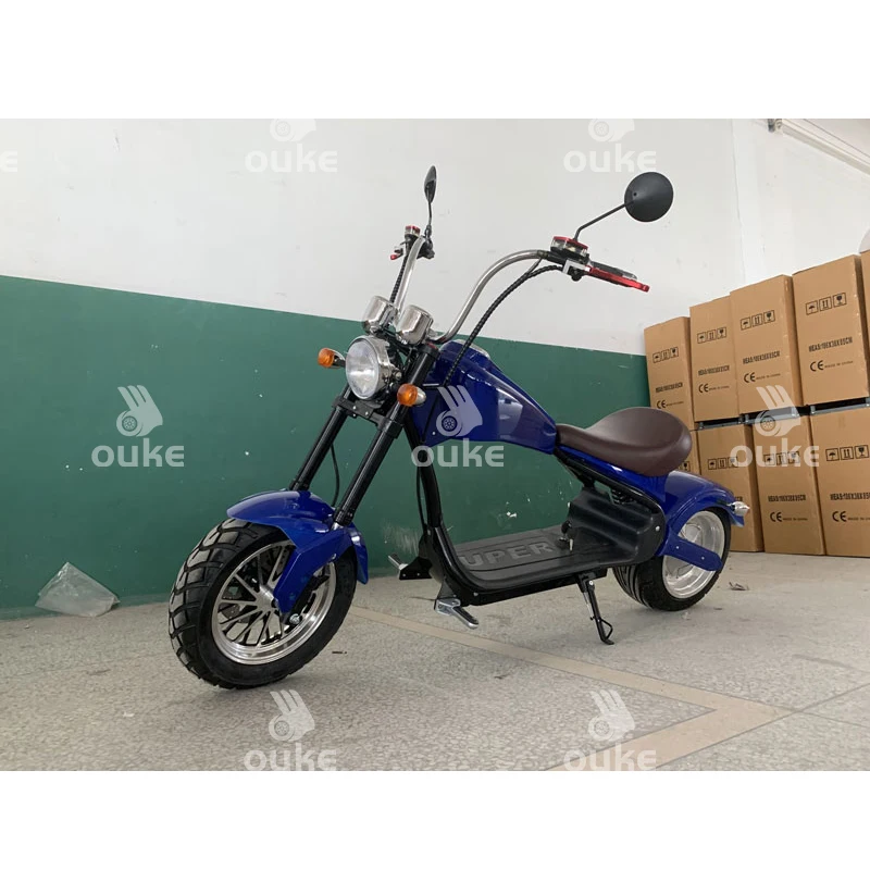 

New Style 2000w Citycoco Fat Tire Electric Motorcycle Scooter Two-wheel Scooter 60V Ce 1001-2000W 41-50km/h 51-65km/h 60-80km