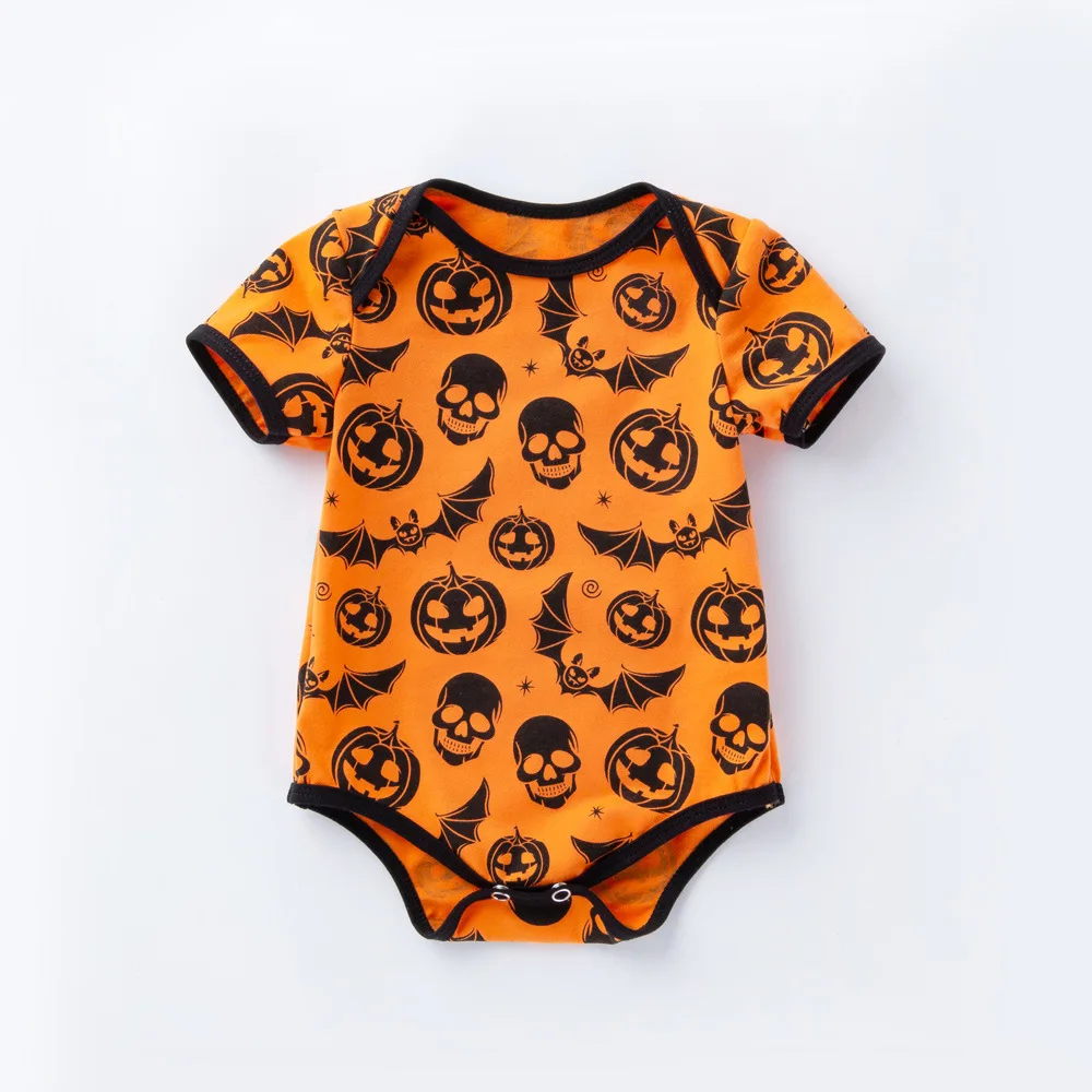 

2021 Halloween infant onesie full printing baby Christmas rompers baby boy christmas clothes new born baby clothes, Picture