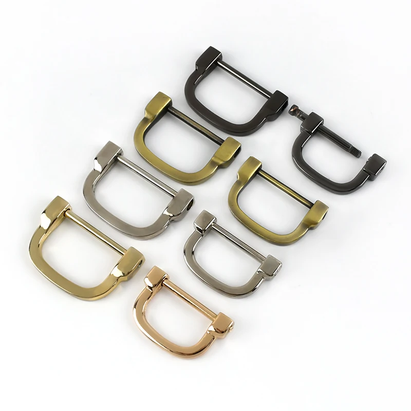 

MeeTee KY613 Alloy 24mm 30mm D Buckles Luggage Shoes Parts Bag D Ring