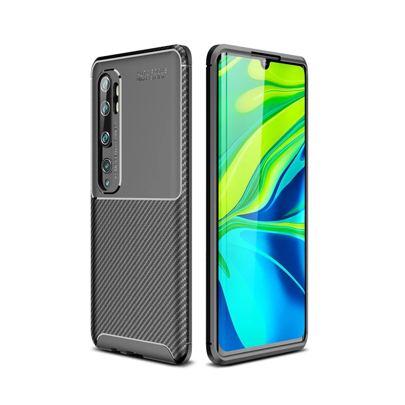 

Mobile Shockproof Matte Soft TPU Autofocus Case For Xiaomi Mi Note 10