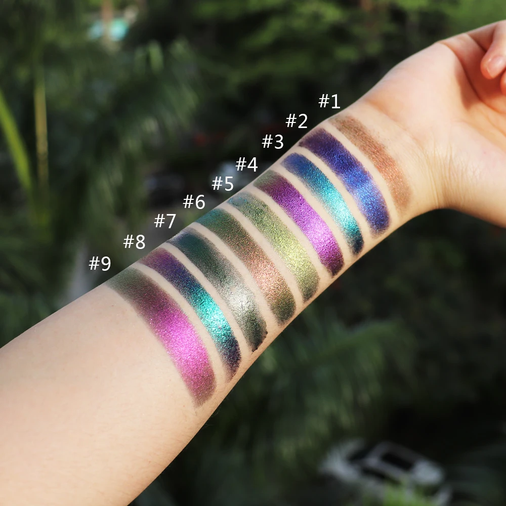 

Custom Label Chrome Pigments Loose Powder Glitter Shimmer chrome Single Eyeshadow