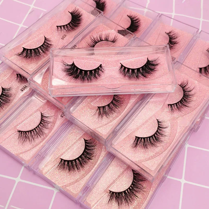 

Hot Selling Free Sample Mink 3d Eyelash Custom Eyelash Box Private Label 25mm Siberian Mink Lashes Lashes3d Wholesale Vendor