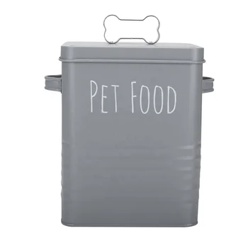 metal pet food storage bins