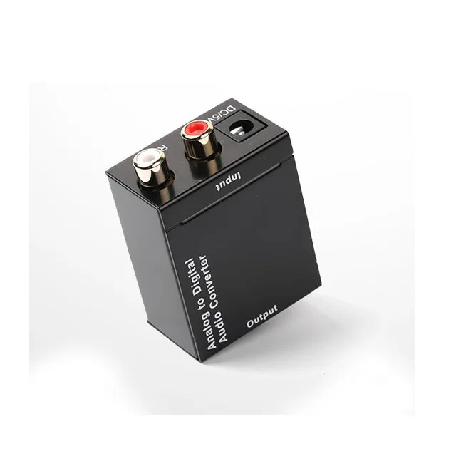 

Analog to Digital Audio Converter Analog RCA to Digital Optical Toslink Coaxial