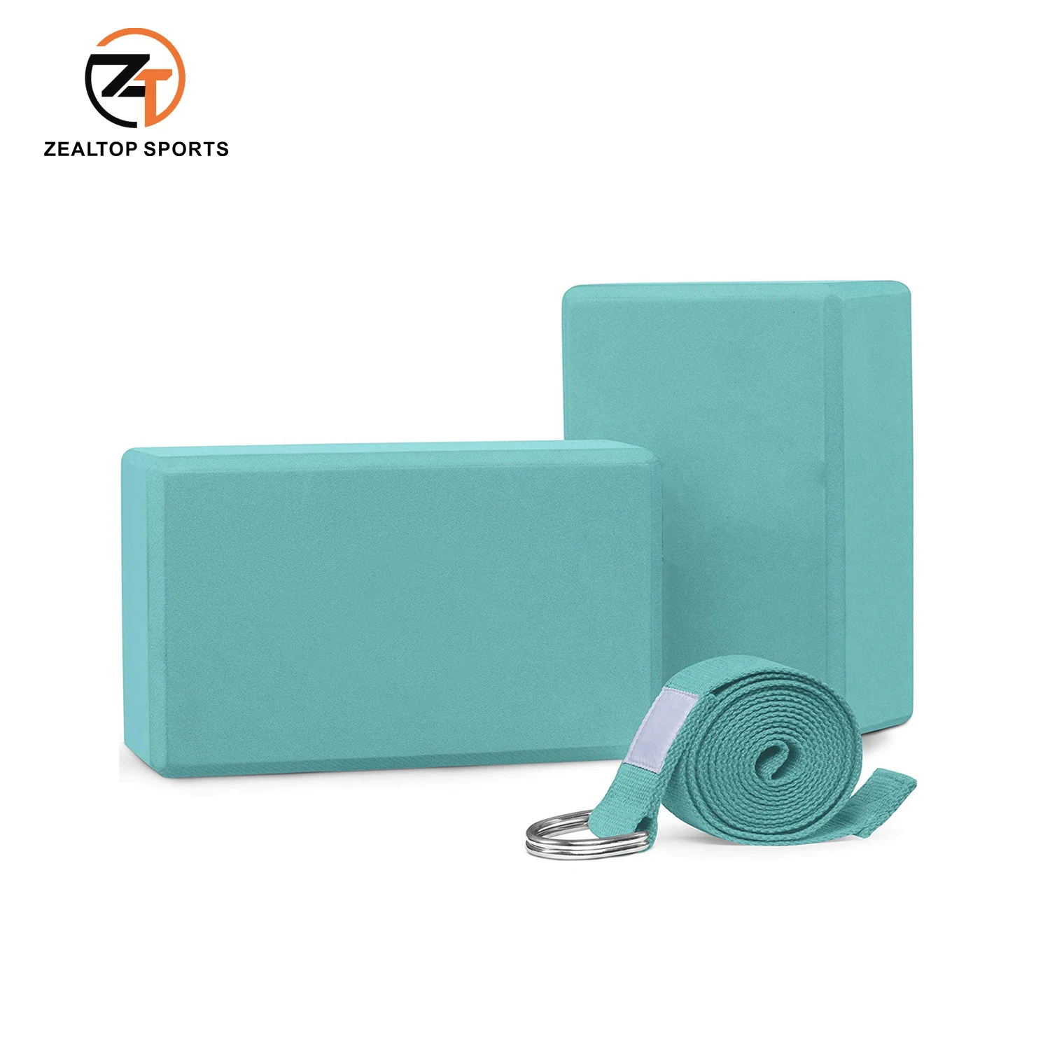 

hextagonal yoga block foam yoga block strap set