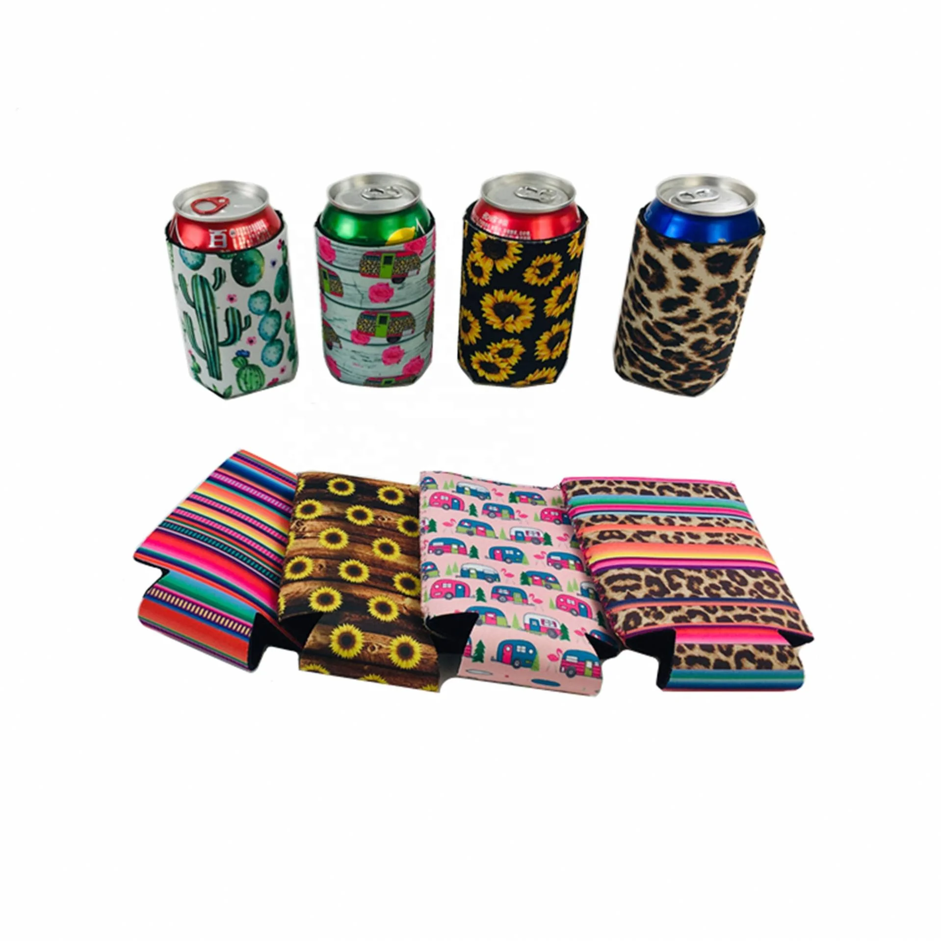 

FREE SHIPPING HIGH QUALITY OUTDOOR CUSTOM DESIGN 330ML STUBBY HOLDER FOR BEER COLA CAN NEOPRENE COOLER, Colorful