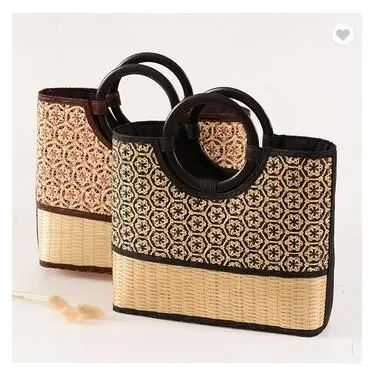

Fashion Ladies Womens Handmade paper Straw Weave Handbags Large Capacity Tote Bag Purse