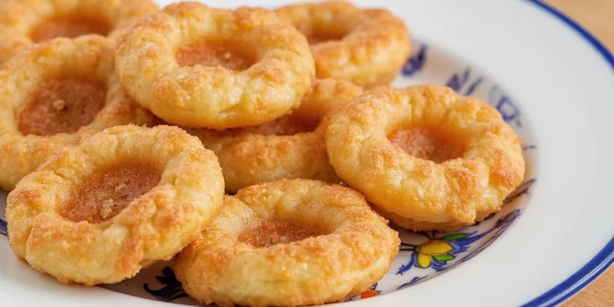 Freshly Fried Pastelillos Cooling on Rack