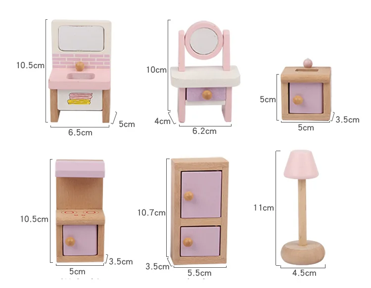 Sale baby unique trump toys children's wooden small furniture toys small toys for kids