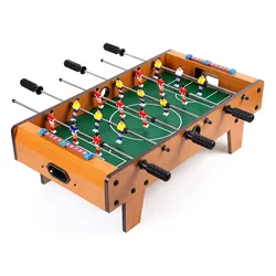 Eco 27 inch wooden tabletop 6 grip soccer table game baby kids football table game with legs including ABS player and balls