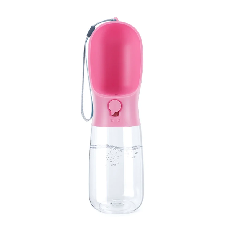 

BPA Free No Water Leakage Portable Water Bottle For Dog Water Bottle Dog Pet Bottle, Blue/pink/white